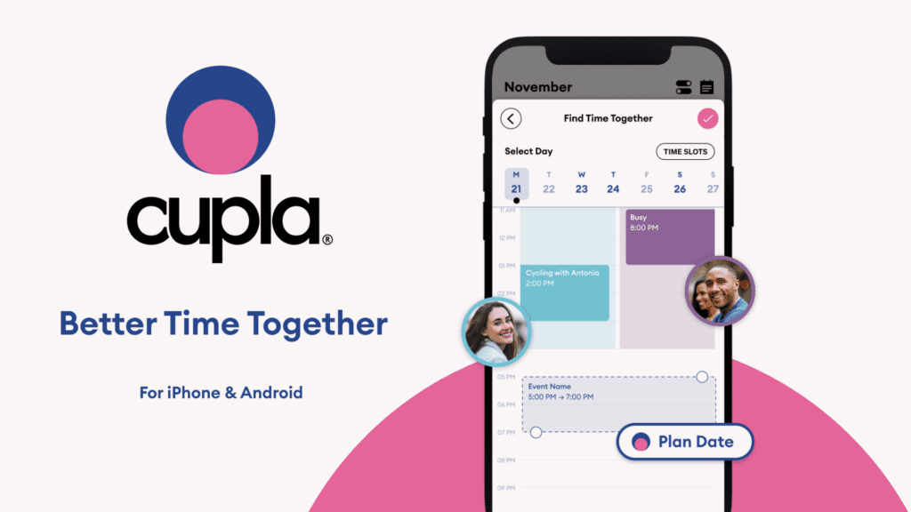 cupla the shared calendar app - video still
